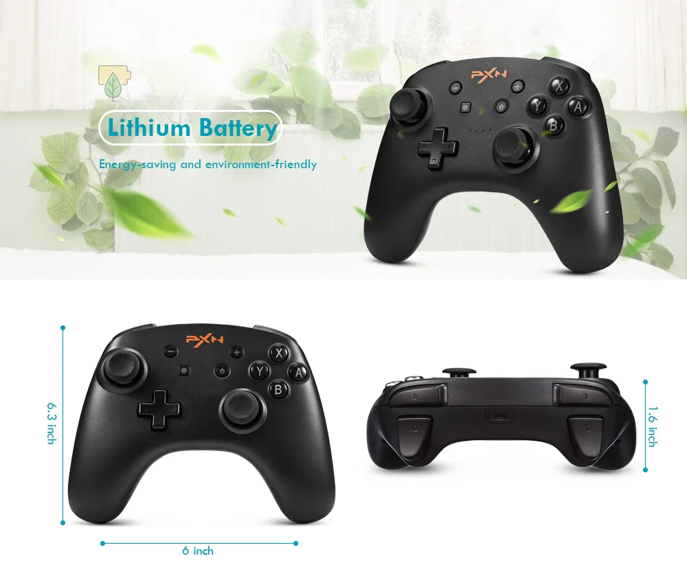 PXN-9607 Bluetooth игровой контроллер геймпад Быстрый Беспроводной интеллектуальный геймпад джойстик для nintendo переключатель IOS ПК Android