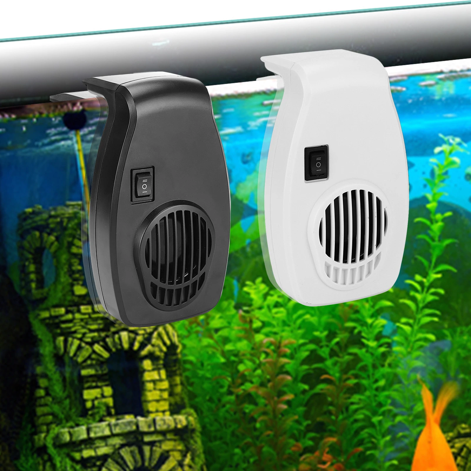 Aquarium Cooling Fan Twospeed Regulation Fish Tank External Cooler Fan