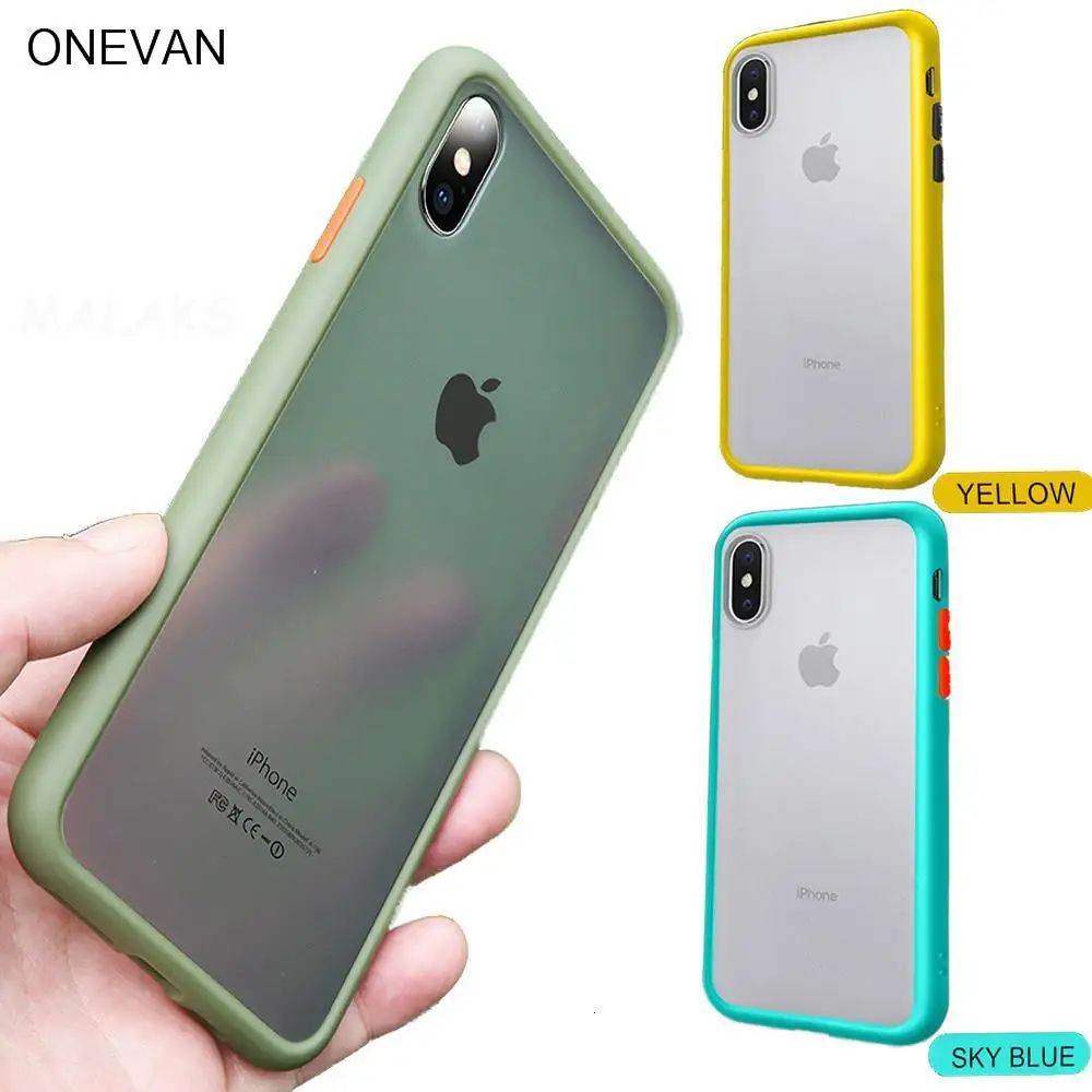 Роскошные аксессуары Onevan для iphone X XS XR Max 8 7 6S Plus 11 Pro удобная текстура скраб чехол