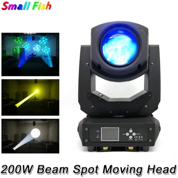 

2Pcs/Lot Cheap Price 200W GOBO LED Moving Head Beam Spot Lights 2 Gobo Wheels 3 Facet Prism Dj DMX Disco Stage Effect Light