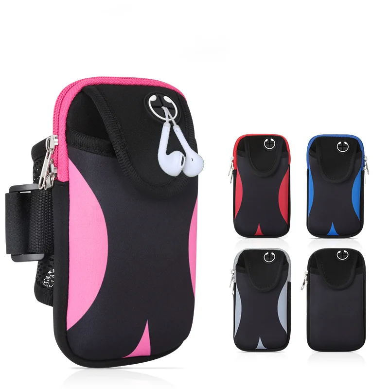 Waterproof Sports Arm Pack Running Wrist Bag Outdoor Fitness Mobile Phone Bag 