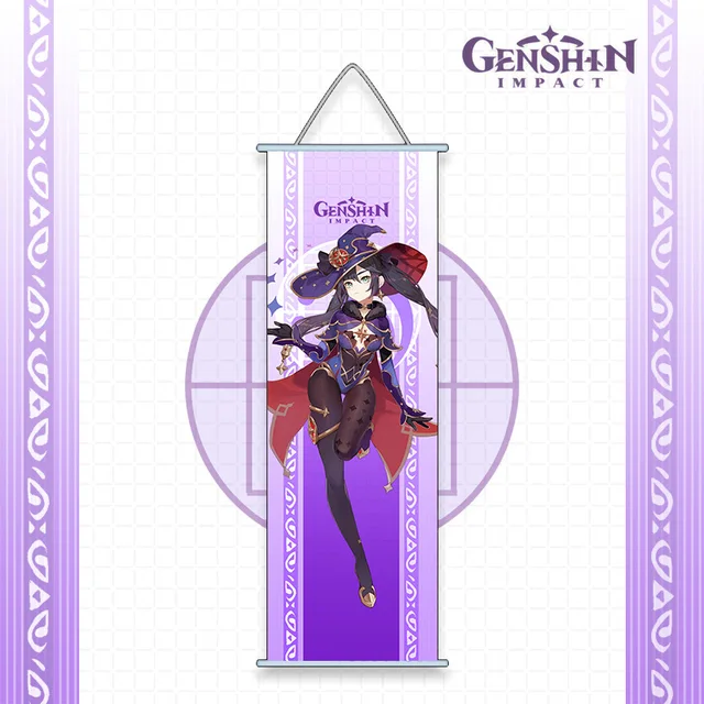 Genshin Impact Anime Cosplay Wall Hanger Kazuha Baal Ayaka Ayato Eula Sara Itto Gorou Shogun Kokomi Fans Collections Props mona