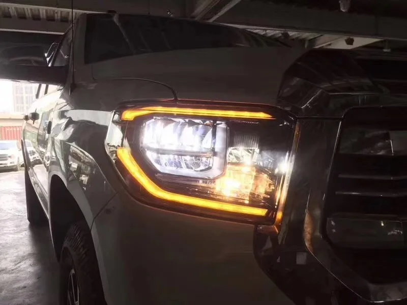 Головной фонарь для Toyota Tundra- светодиодный фары для Sequoia- светодиодный фары все светодиодный DRL фары в сборе