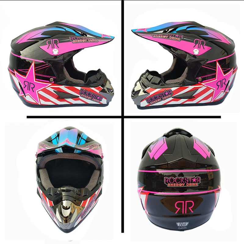 Полнолицевой мотоциклетный шлем Casco Moto внедорожный шлем ATV Dirt Bike горные MTB DH Capacete Moto очки шлем для мотокросса