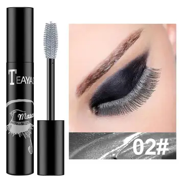 

Color Mascara Waterproof Fast Dry Blue Purple Gold Curling Lengthen Black Lengthening Eyelashes Color Mascara L1R8