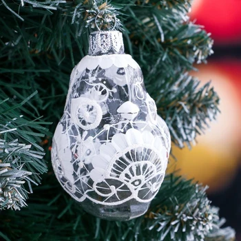 

Christmas tree toy "Bird" patterned 7 cm 2630239
