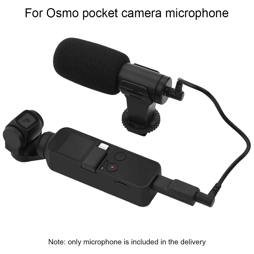 3,5 мм фотография интервью стерео видео Запись микрофон для DJI Osmo карман