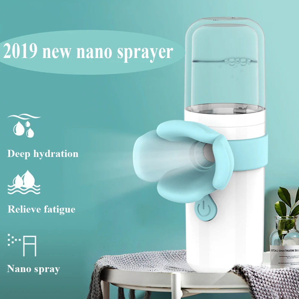 Nano Facial Mister Cool Mist Sprayer Beauty Facial Steamer Handy Mist
