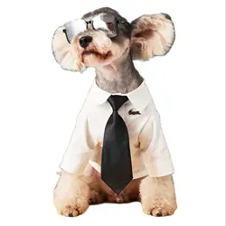 Spring and Summer Dog Clothes Small Dog Clothes Fashionable  Yorkshire Terriers, Pet Shirts and Ties Can Be Purchased Separately