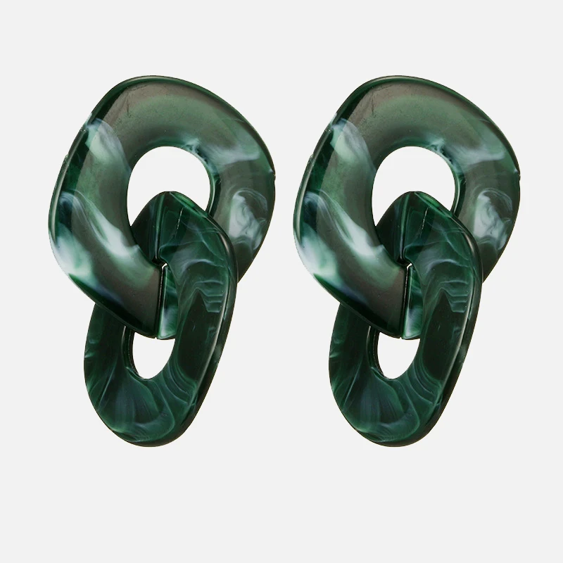Ztech Green Series серьги для Для женщин; женские сандалии с ремешками и крупными стразами Винтаж висячие серьги в виде капель с Bijoux(украшения своими руками) заявление Bijoux Femme ювелирные изделия - Окраска металла: E1868