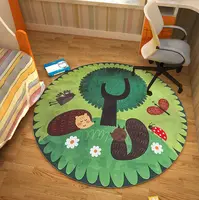 Детские игровые коврики в виде мультяшных животных, кошек, подкладка для коврика, игрушки для детской комнаты, реквизит для фотосессии