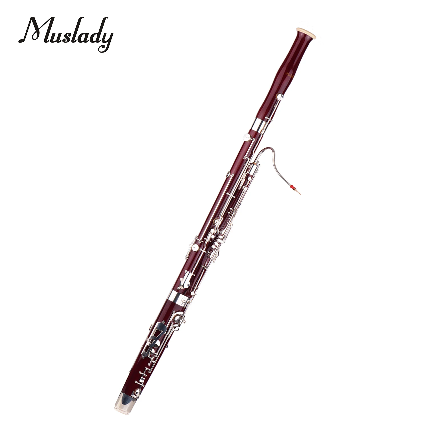Muslady Advanced Bassoon C Ключ клен корпус Мельхиор посеребренные ключи деревянный духовой инструмент с набором инструментов