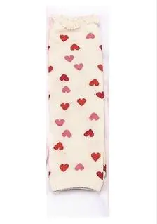 Модные детские носки с леопардовым принтом гетры для малышей, Детские Безопасные носки для малышей гетры для маленьких девочек - Цвет: Heart