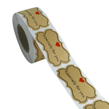 

500 Pcs/Roll Sealing Label Decorative Adhesive Sticker Especially for You Sticker For Scrapbooking Stationery Supplies