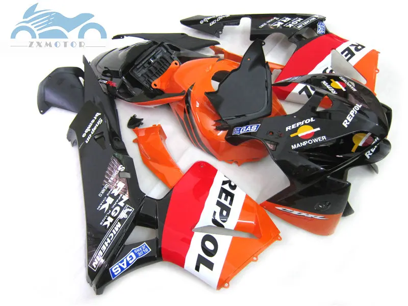 Высококачественный Комплект обтекателя впрыска, пригодный для Honda CBR600RR 2005-2006 CBR 600 RR 05-06 ABS пластиковый спортивный обтекатель комплекты деталей JK02