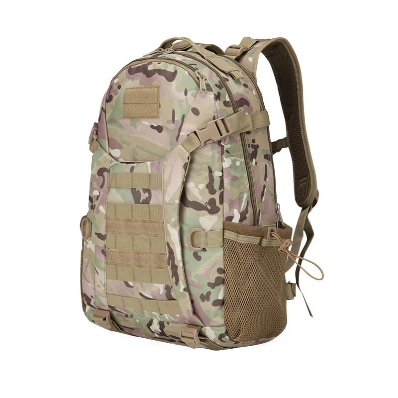 CP Camo Climbing Bag Hiking Bag Waterproof Oxford Tactical Backpack Army Backpack New Frog Backpack Outdoor Sports Bag Tactical Bag - Color: CP Camo