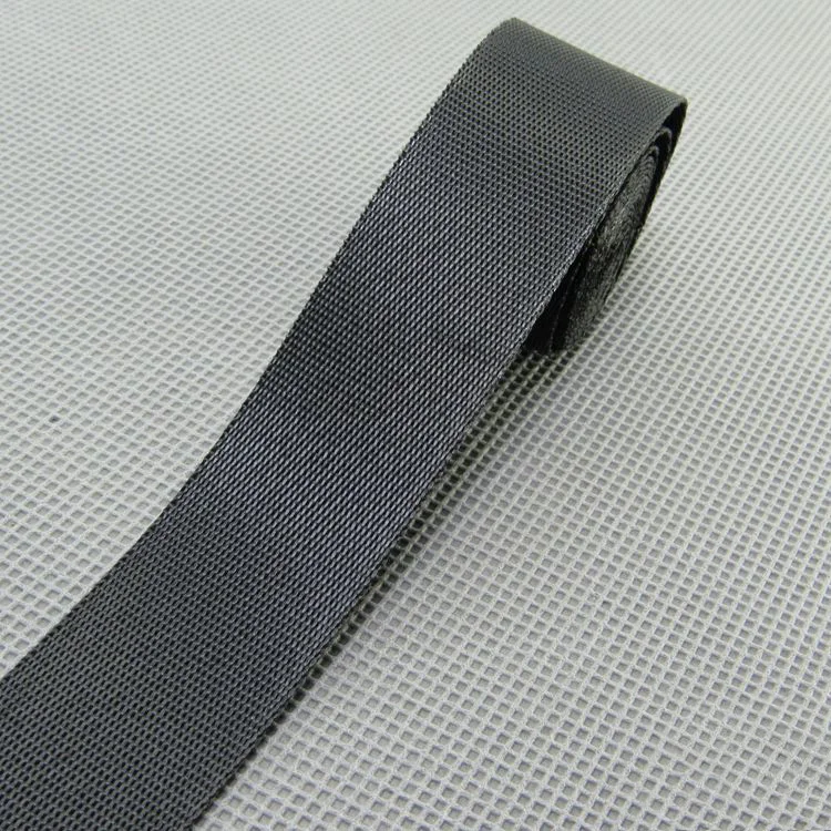 black 10 метров 25 мм полиэстер нейлон лямки лента открытый рюкзак сумка ремень DIY ошейник Рюкзак ленты-ремни косой привязки - Цвет: black