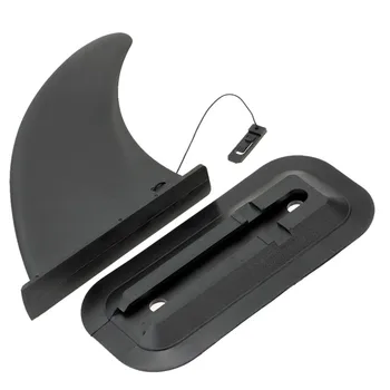 

1pc Large Size Kayak Tracking Fin Black Canoe Rowing Boats Integral Fin Mounting Points Watershed Board Kayak Accessories