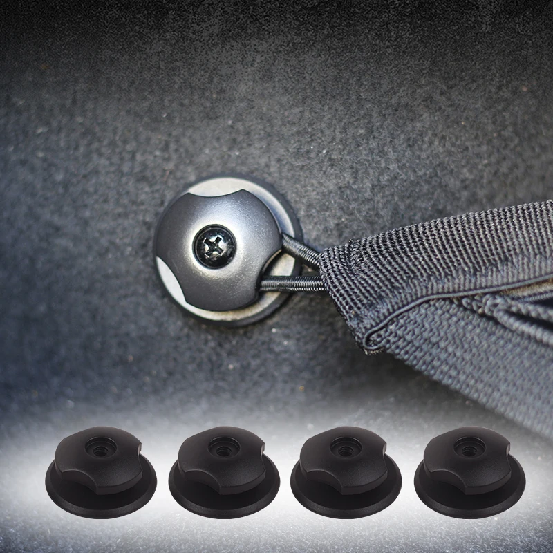 

4X Cargo Net Replacement Hooks Hardware Kit Car Hook Mounting Points for Car Trunk Storage Organizer Truck Nets