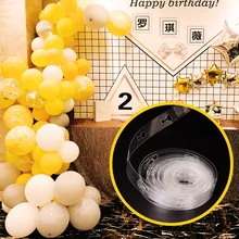 Неправильная полоска для воздушных шаров Свадебные украшения день рождения десертный стол декоративный шарик Соединительная цепочка