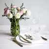 12 Pcs White Napkins Cotton Fabric Napkin Table Dinner Napkins for Wedding Party 28cm (11 inches) ► Photo 2/6