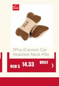ICaroom автомобильное сиденье Подушка для головы и шеи с эффектом памяти массажная подушка поддержка подголовник подушка автомобильное сиденье Чехол универсальный автомобиль