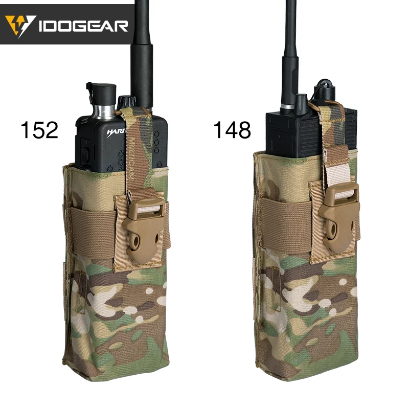 IDOGEAR страйкбол Радио Чехол для рации MOLLE MBITR AN/TRI PRC148 152 внешний спортивный тактический инструмент сумка 3552