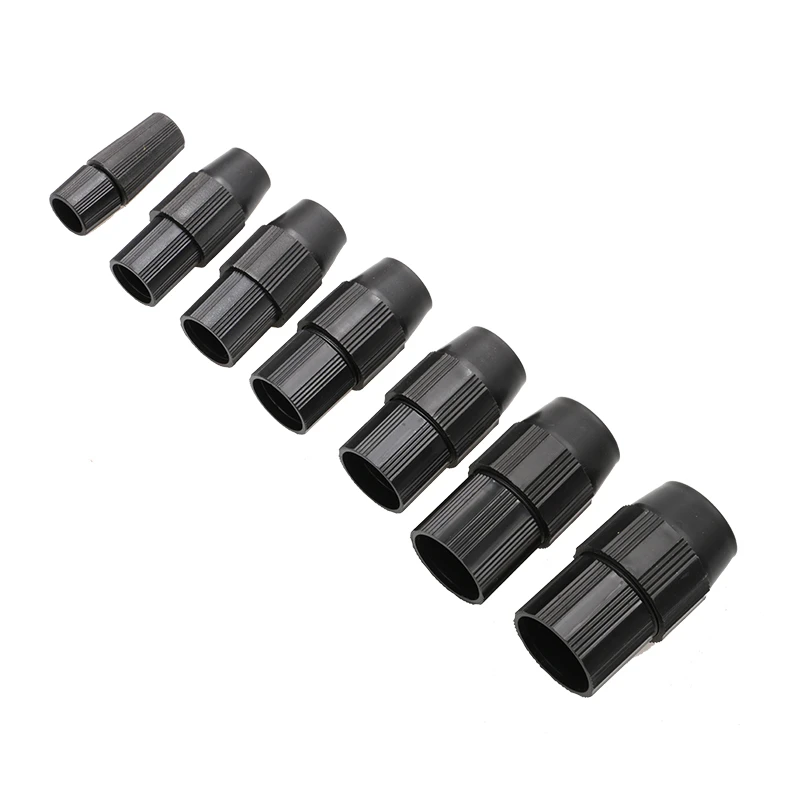 プラスチック製の伸縮式チューブコネクタ,2個,固定パイプクランプ,日曜大工の屋外ホビー用に固定パーツ & アクセサリー AliExpress