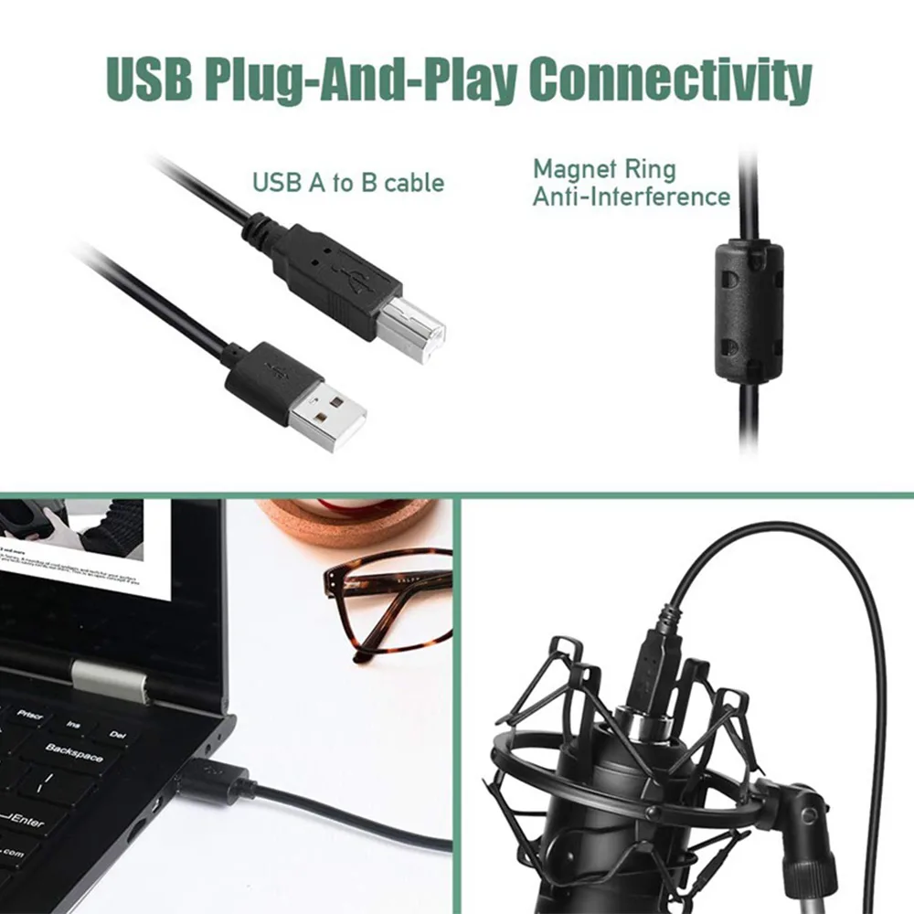 BM700 Professional Computer USB Microphone Kit