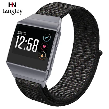 

Nylon Weaving Band For fitbit ionic Loopback Watchbands Sports Breathable Straps Replacement Wristbands Easy To Install