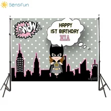 ^^Best Offers Sensfun Super Girls camera fotografica City Theme Backdrop Girls Birthday Party Backgrounds For Photo Studio Background Custom ^^Best Offers Sensfun Super Girls camera fotografica City Theme Backdrop Girls Birthday Party Backgrounds For Photo Studio Background Custom