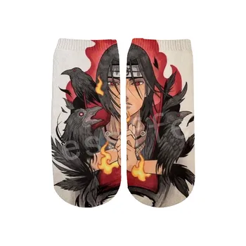 

Tessffel Drop shipping Fashion Anime Naruto Colorful 3D full Print Women/men/boy/girl Harajuku casual short ankle socks Style-3