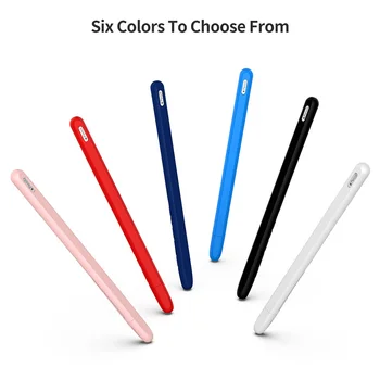 

1pc Pencil Grip Holder Silicone Case For Apple Pencil 2 Stand Holder For iPad Pro Stylus Pen Protective Cover Non-Slip