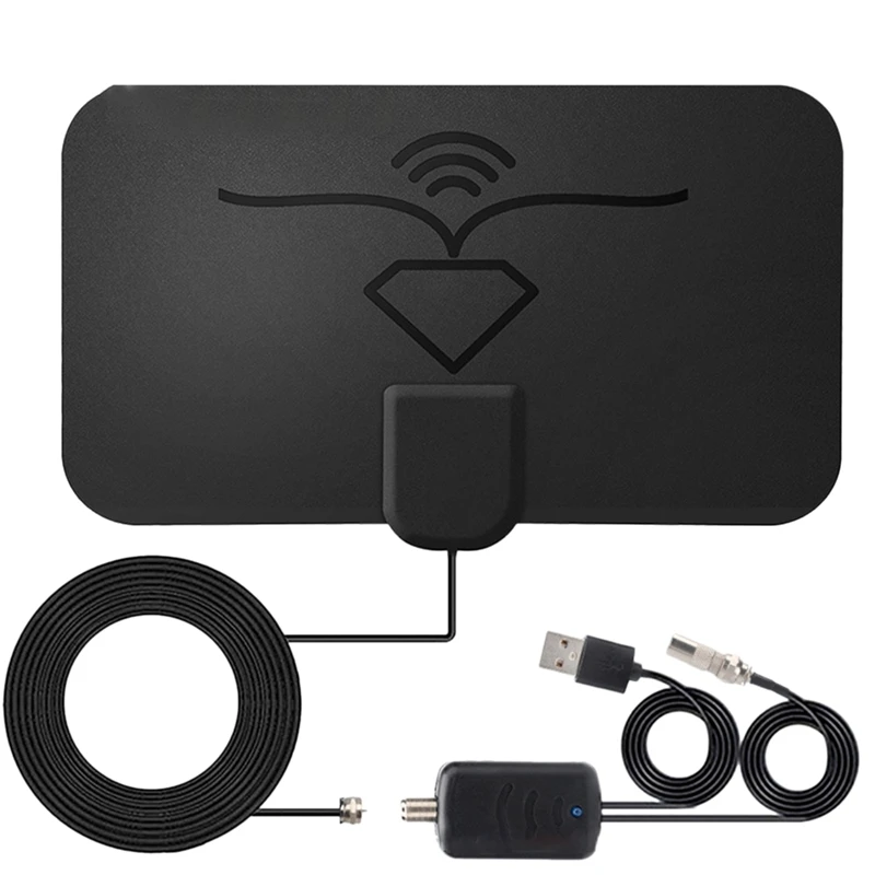 1600 Miles 4K Digital Antenna High Gain TV Indoor Amplifier Signal Booster DVB-T2 HDTV CBS Freeview HD | Электроника