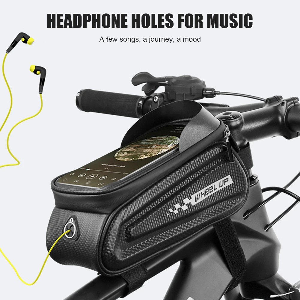 Wheel Up Reflective MTB Bike Bag Touchscreen Cycling Waterproof Tube Case