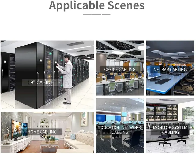 2 Vassoi Per Server 19 Pollici 1U - Organizer Cavi Metallico Con 12 Fessure - Foto 4