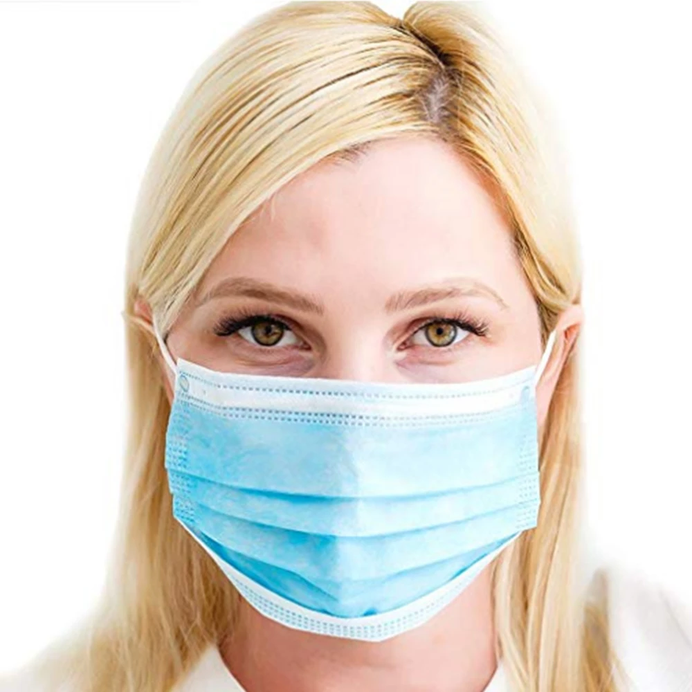 

50PCS Mask Disposable masks Surgical masks Medical non-woven masks Super comfortable Large face Virus splash measures pm2.5