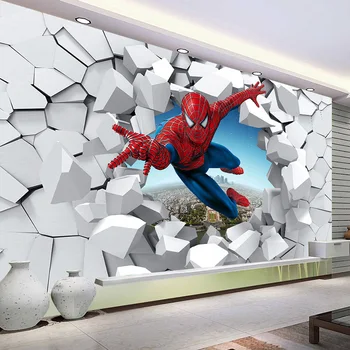 

3D Custom Wallpaper Creative Cartoon Themed Mural Children's Room Kindergarten Boys Room Bedroom Decoration Poster Wall Painting