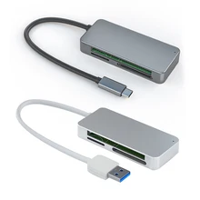 Usb 3.0 leitor de cartão 3 em 1 usb tipo c para cf tf sd ms seguro digital multi-cartão leitor adaptador para macbook portátil telefone tablet