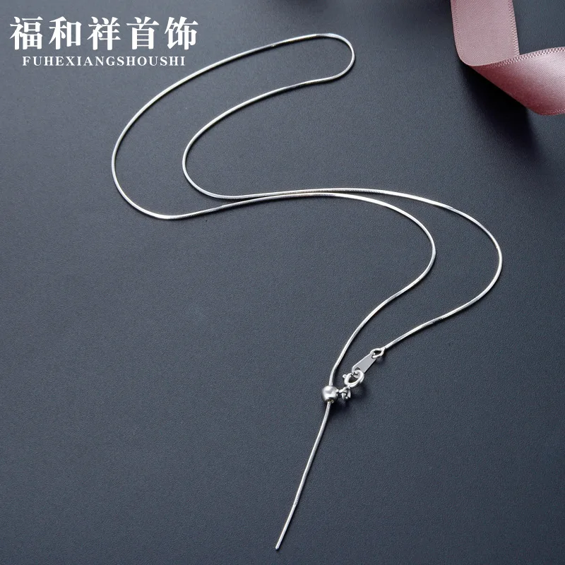 

South Korea Elegant Creative Accessories S925 Sterling Silver Necklace Women's Choker Sub-Jewelry