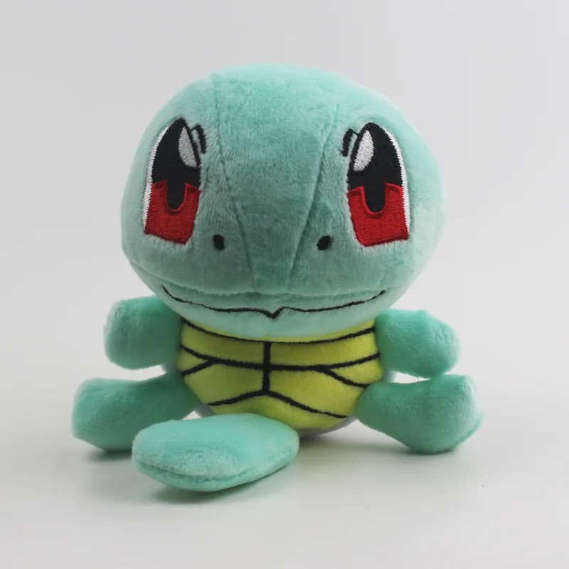7 видов стилей 12-15 см Пикачу плюшевая игрушка Lapras Charmander Snorlax настенные наклейки Eevee мягкая игрушка кукла для детей подарок - Цвет: 15cm Squirtle