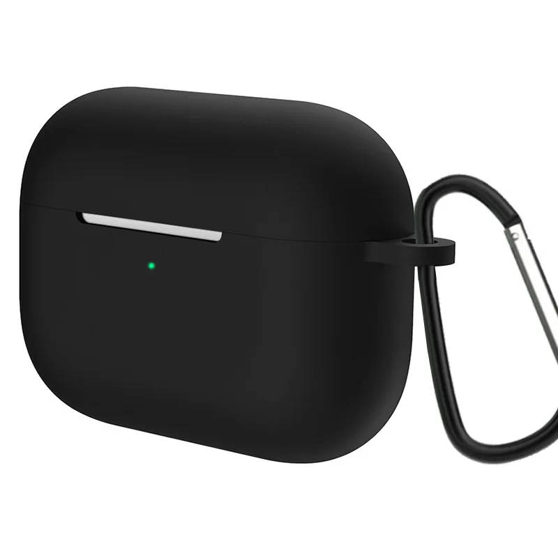 Для Airpods Pro 3 чехол силиконовый чехол беспроводной Bluetooth чехол для airpod 3 Чехол Для Air Pods Pro Аксессуары для наушников - Цвет: Black hook