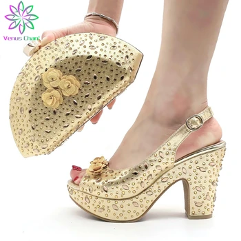 

2020 High Quality Shoes and bags for Women Party Summer High Heeled Shoes for Women