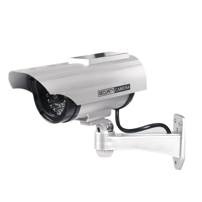 

New Fake Dummy Camera Outdoor Waterproof Home Camera Solar Power Simulation Camera With LED light Security Surveillance