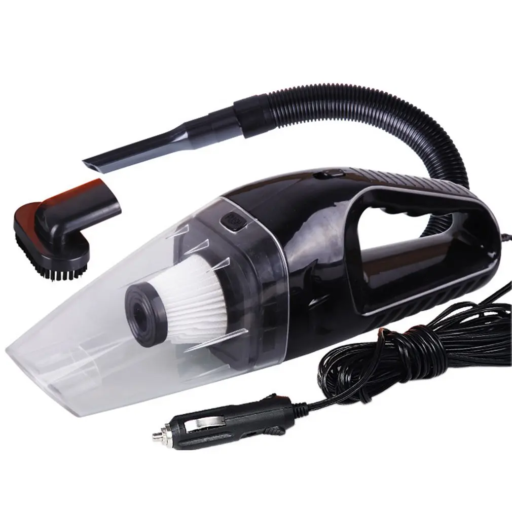 

Portable Mini 12V 120W Power Wet and Dry Dual-use Super Suction Handheld Car Vacuum Cleaner Detachable HEPA Filter