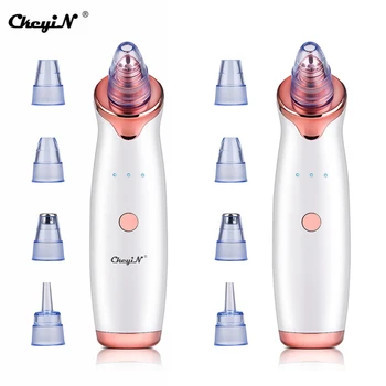 

CkeyiN 5 in 1 Face Vacuum Suction Pore Cleaner Nose Blackhead Remover Acne Pimple Removal Household SPA Skin Care Dropshipping