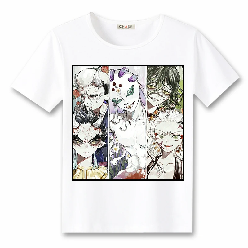 P DIOCOS Demon Slayer Kimetsu No Yaiba Косплей Футболка Kamado Tanjirou Nezuko костюмы для мужчин и женщин с коротким рукавом летние футболки топы - Цвет: P