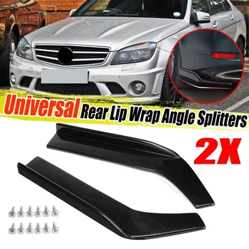 

46cm Universal Car Rear Bumper Lip Diffuser Protector Splash Guard Extend Valance Lip For Honda For Civic For Benz For Skoda