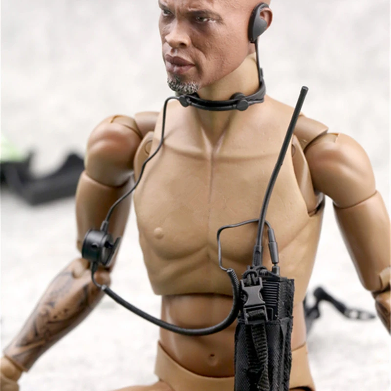 1:6 Scale Soldier Model Soldier Headset Communication Set Plastic Model 