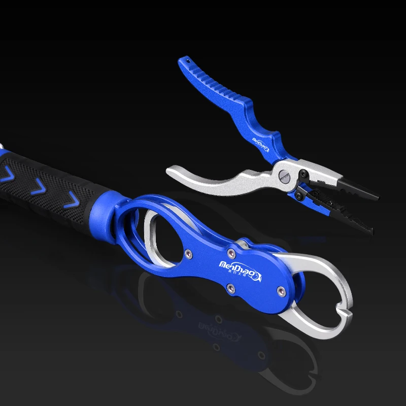 

Рыболовные плоскогубцы, плоскогубцы для рыбалки, резак с весовыми шкалами, выдвижной поводок, портативный алюминиевый сплав Outlife